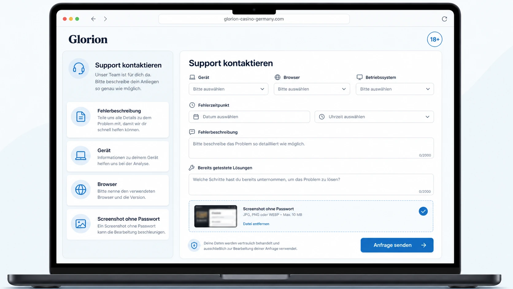 Hilfe bei anhaltenden Login-Problemen